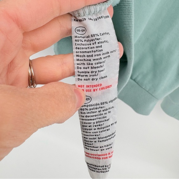 Disney Mickey Teal Hoodie Sweater - Picture 5 of 5